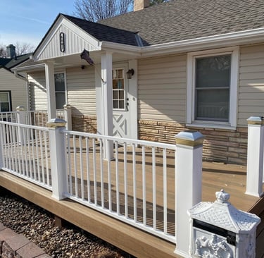 New siding and deck for Omaha home