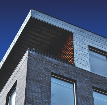 A clean shot of building corner