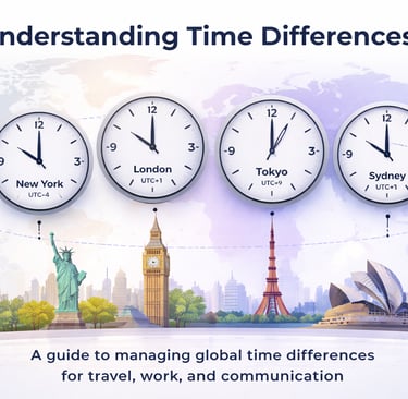 Time Differences Between Locations Worldwide A Simple Guide to Understanding Global Time
