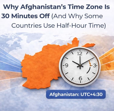Why Afghanistan’s Time Zone Is 30 Minutes Off_timenowonline.com