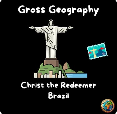 gross geography christ the redeemer brazil