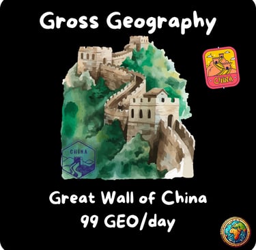 great wall of china gross geography monument