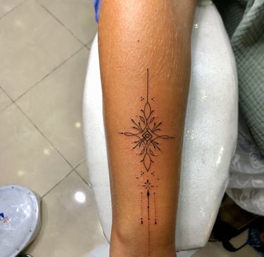 Fine line tattoo on wrist — Hurghada Tattoo Studio