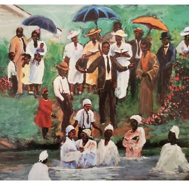 Gallery of Lovely Things: Ted Ellis painting name Baptism II