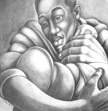 Gallery of Lovely Things: Cbabi Bayoc painting name Daddys Love