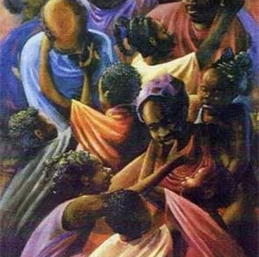 Gallery of Lovely Things: John Holyfield painting name Family Reunion