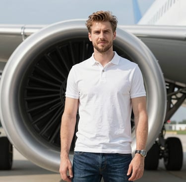 Portrait of a smiling middle-aged man in a workshop setting.