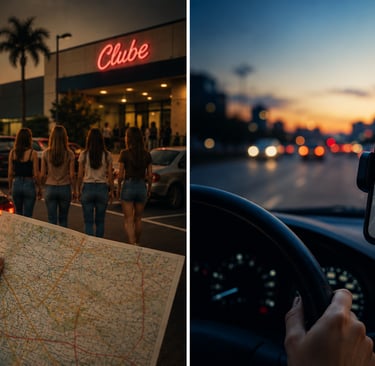 antes e depois do gps