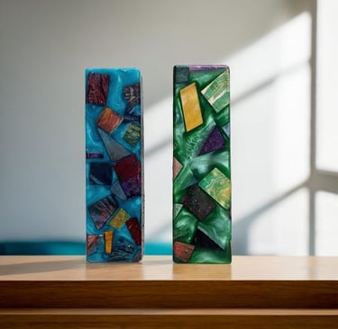 gun grips resin wood blocks color wood blanks