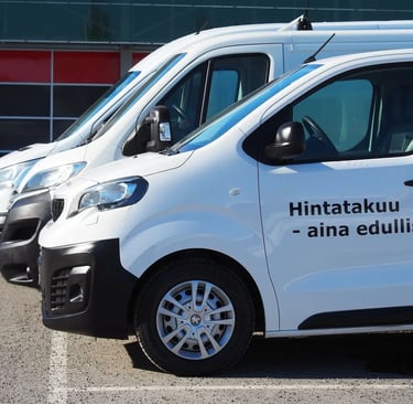Pakettiautot - Oulun edullisin hintatakuulla