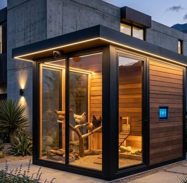 An high tech chicken coop