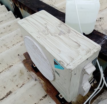 limpeza de condensadora