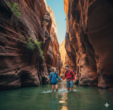 The Narrows at Zion National Park, Utah