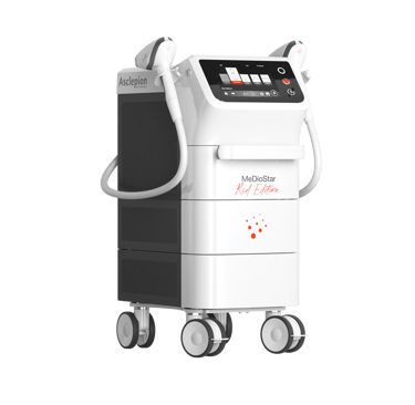 Tecnologia laser al diodo Mediostar Red Edition per epilazione permanente