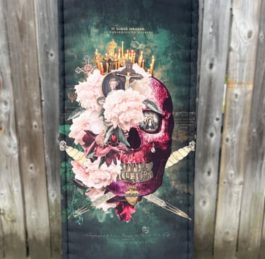 la ligne 29 fabric skull french mattress cushion upholstered in toronto