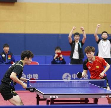 A close-up of a coach guiding a player during an intense training session, both showing Sri Lankan Asian features.