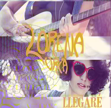 Portada del EP "Llegaré" de Lorena Uría, publicado en 2012.