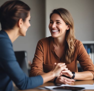 A serene sunrise over a quiet beach path lined with blooming spring flowers, symbolizing new beginnings.