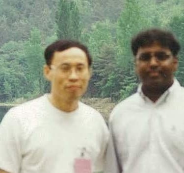 Lee and I in May 1980 near the camp site