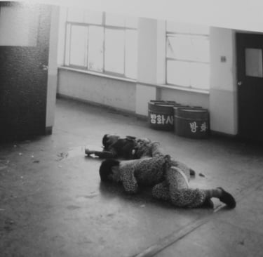 Moon Jaehak, the boy's last photo taken by veteran WSJ photographer, Norman Thorpe, on the 26.05.80