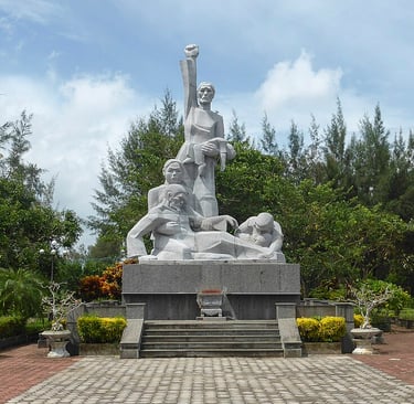 A Memorial at the My Lai Massacre Site in Vietnam
