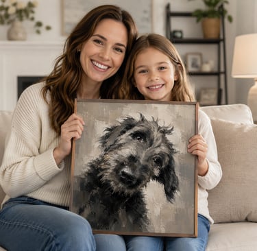 Snoopy is the cherished companion of Shari Morris and her daughter Shelly