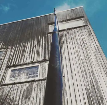 Fasadevask av enebolig