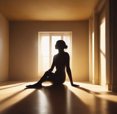 A simple, abstract icon representing a compass or guiding star symbolizing clear decision support.