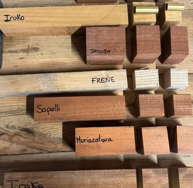 Essence de bois utilisées par Armelle B à St Martin dans son atelier