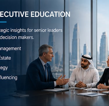 Real Estate Executive Training Executive Education