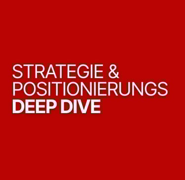 Cover von Strategie & Positionierungs Deep Dive