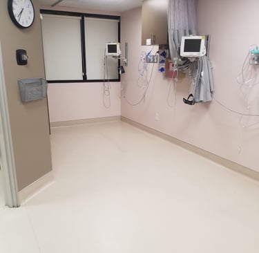 surgical clinic center after a deep cleaning operation