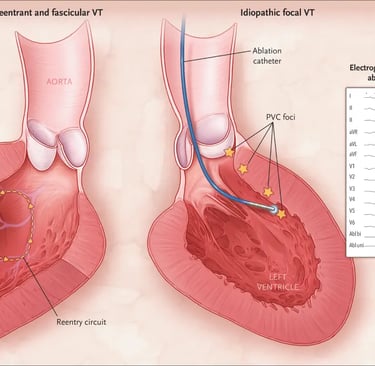 Ventricular Tachycardia-Meaning Causes, Treatment and catheter Ablation for VT