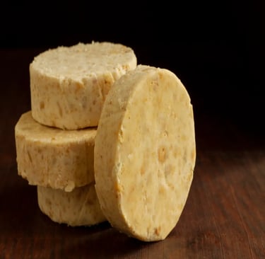 Variedad de mazapanes, el dulce tradicional mexicano de cacahuate, almendra o nuez