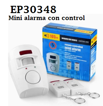 Mini alarma con control remoto EP30348 