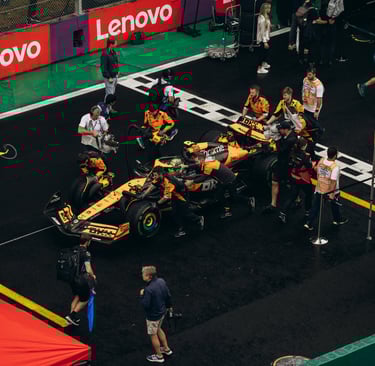 Pitstop symbolizing that performance requires work and feedback from leadership