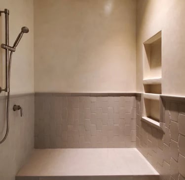 bathroom finish shower