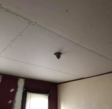 drywall over plaster ceilings in forest park springfield ma