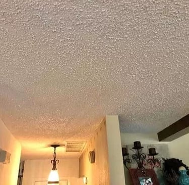 popcorn texture ceiling removal