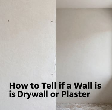 drywall and plaster in one photo