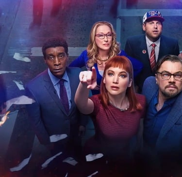 Don't Look Up Cast Shot  wallpaper