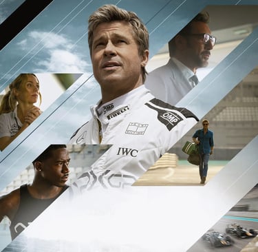 f1 the movie cast graphic