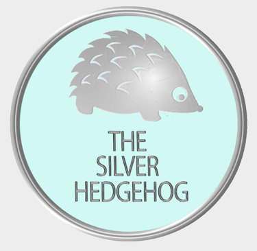 a hedgehog logo with a hedgehog