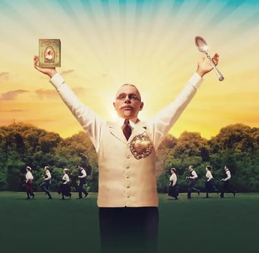 Road to Wellville wallpaper , man holding objects in the air