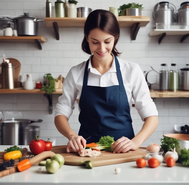 Neatly arranged jars of curry masala and other blends on a kitchen shelf, glowing softly in natural light.