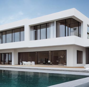 Luxury holiday home with pool in Costa Cálida requiring specialized expat home insurance coverage