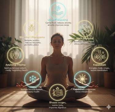 Types of pranayama