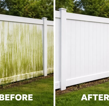 Vinyl fence pressure washing service New Port Richey FL