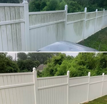 Vinyl Fence Soft Wash Palm Harbor FL