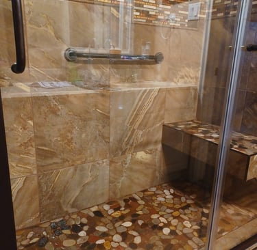 Affordable Showers specializes in bathroom remodeling, tub-to-shower conversions, vinyl showers,